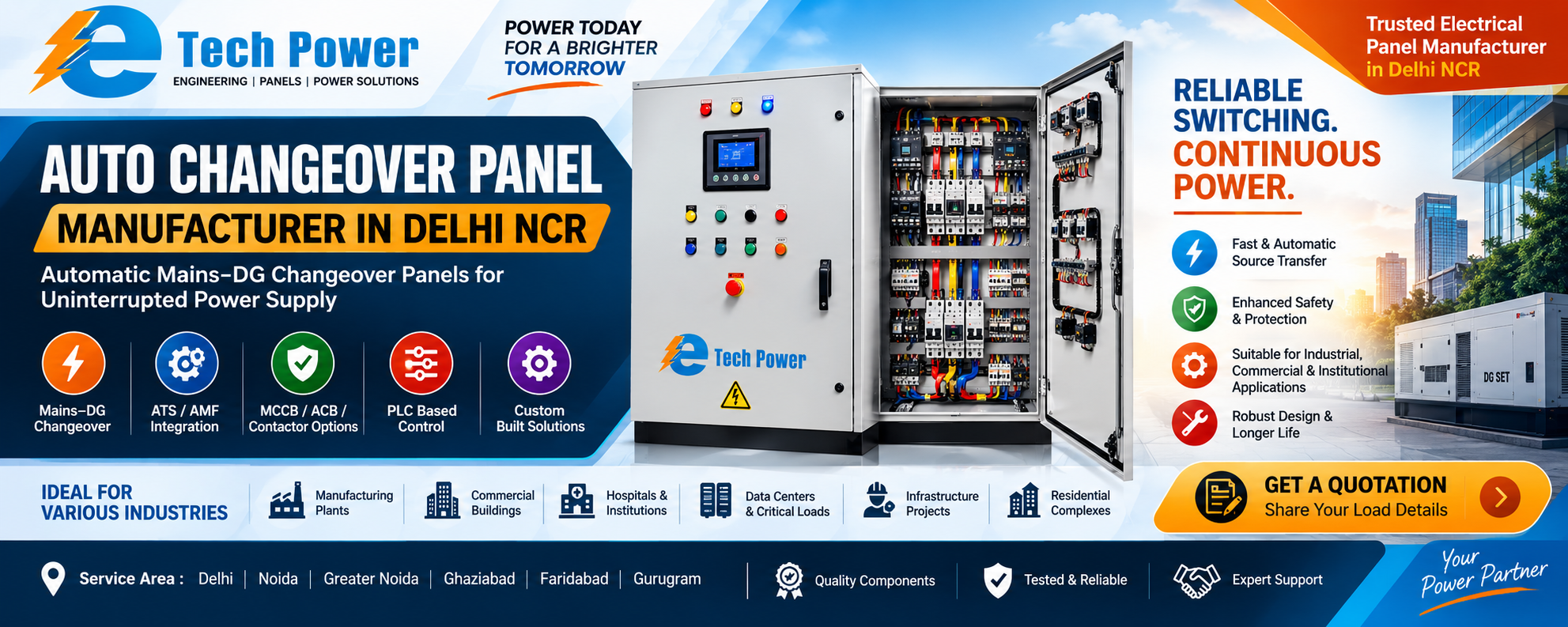 Auto Changeover Panel Delhi NCR