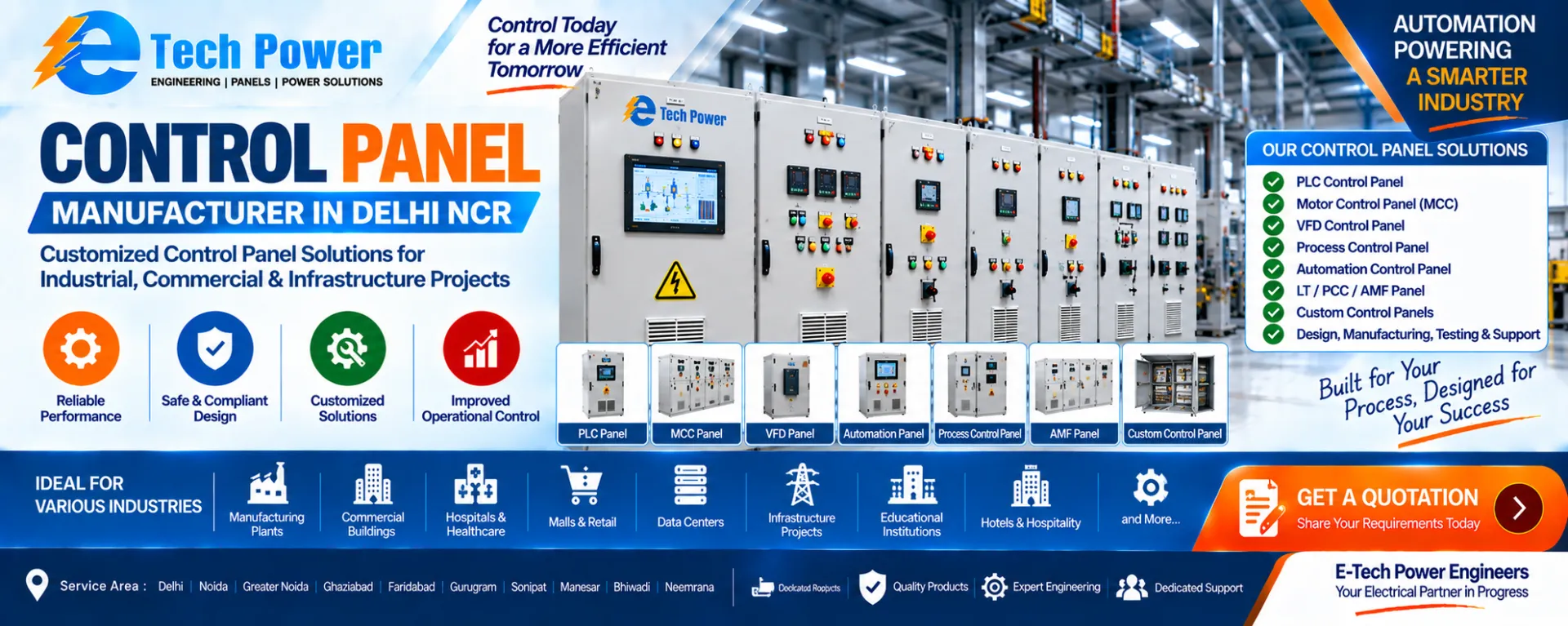 Control Panel Manufacturer in Delhi NCR