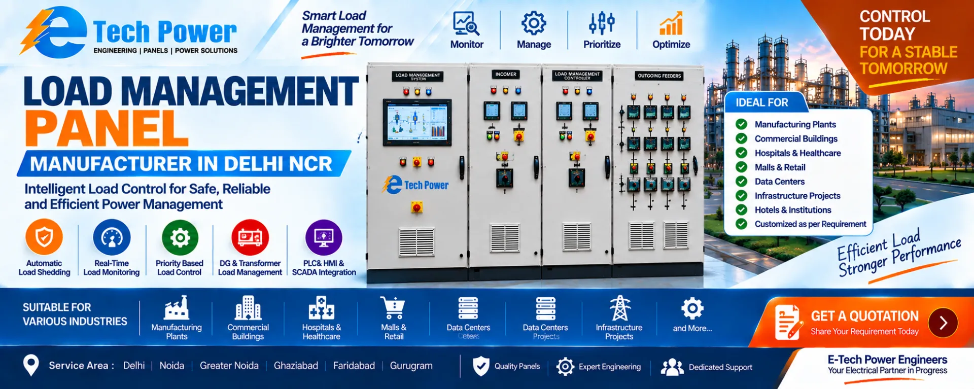 Load Management Panel Manufacturer in Delhi NCR