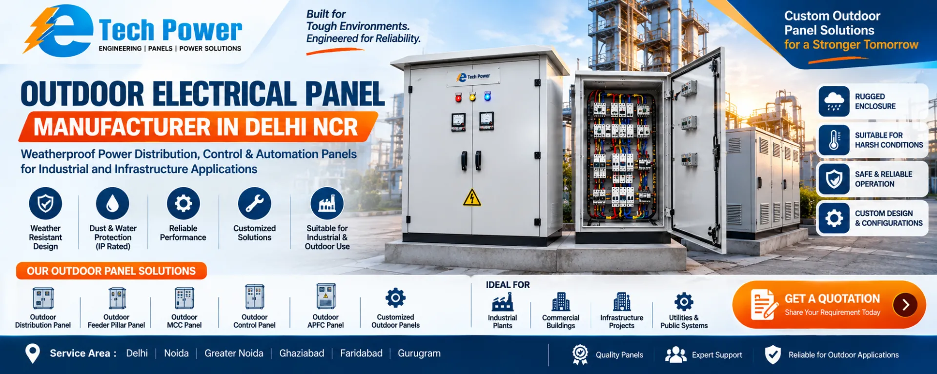 Outdoor Electrical Panel Manufacturer in Delhi NCR