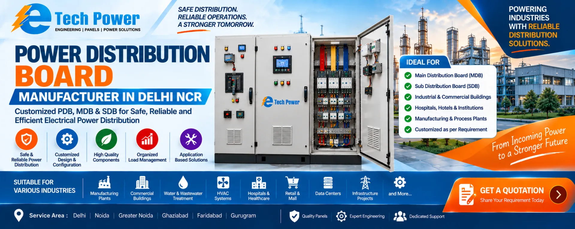 Power Distribution Board Manufacturer in Delhi NCR